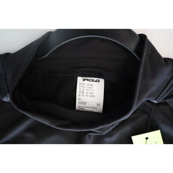 TSLA YUT22 Men's Sz L Black Thermal L/S Compression Base Layer Mock Neck Shirt - Picture 4 of 10
